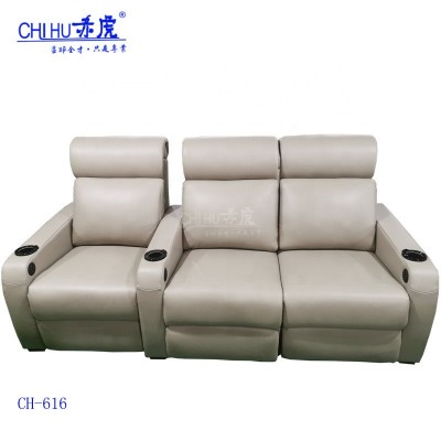 Contemporary genuine leather luxury living room chairs,hot sale theater chairs power recliner chairs