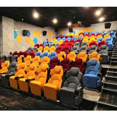 High end popular fabric cinema chair,modern design unique vip cinema seats